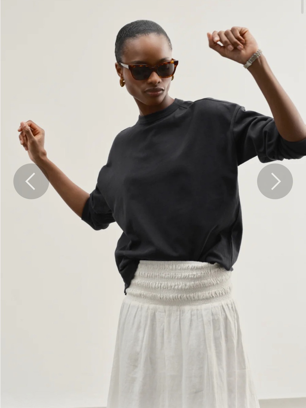 AYR The Early Morning Tee in Asphalt (*Older version) - oversized long sleeve